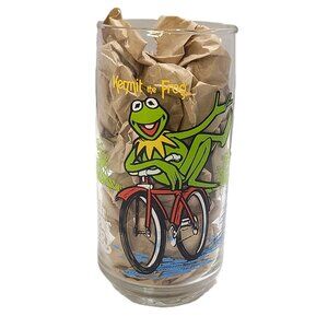 1981 Henson Associates Inc. Series Muppet KERMIT Frog Drinking Glass McDonald's